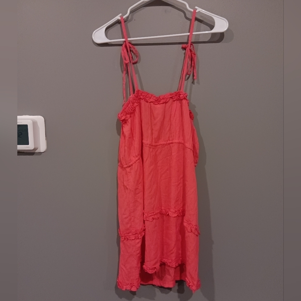 *3 for $30* BCBGGneration Coral Beach Cover Up Dress - Picture 8 of 8